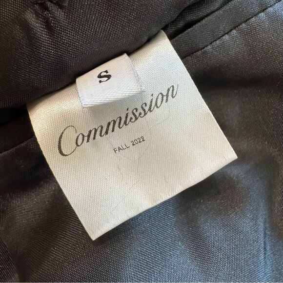 Commission Roadhouse Wool Gabardine Blazer‎ Black Unisex Small Detachable Vest - Picture 11 of 16